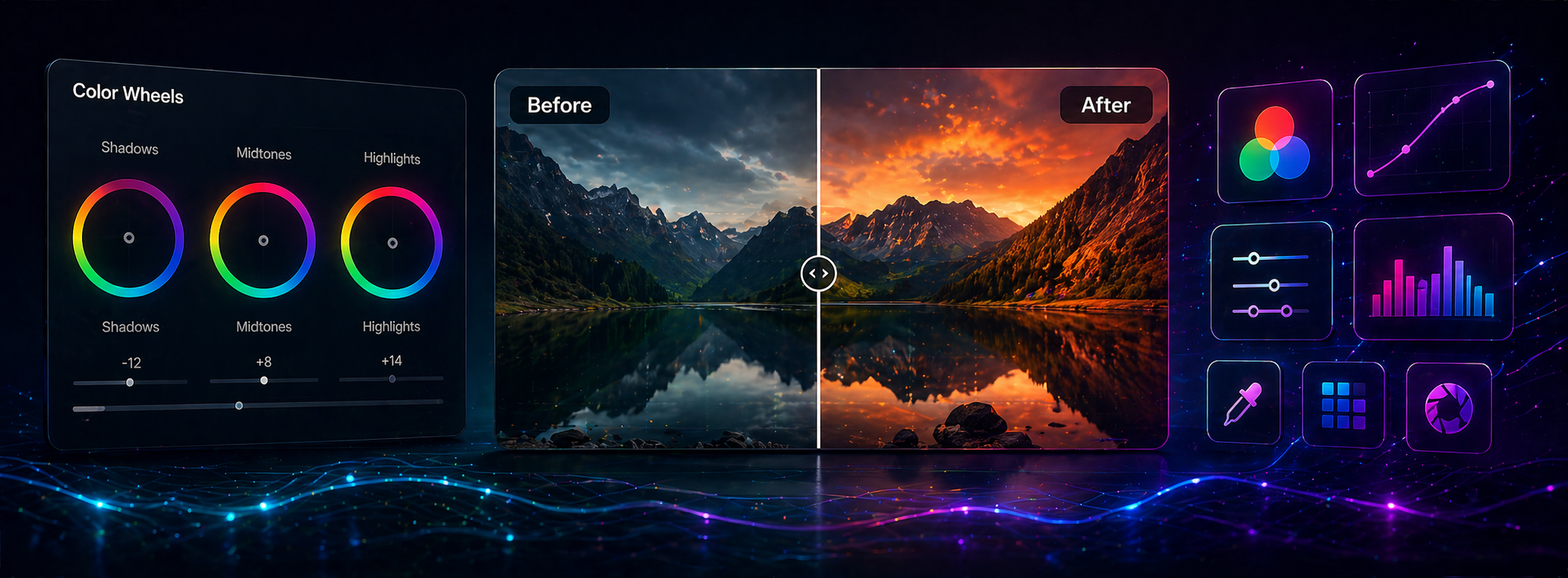 Cinematic Color Grading illustration